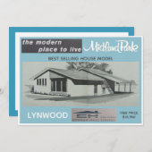 Sammelkarte für das Midland Park House Model Einladung (Vorne/Hinten)