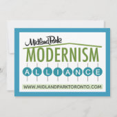 Sammelkarte für das Midland Park House Model Einladung (Rückseite)