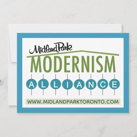 Sammelkarte für das Midland Park House Model Einladung (Rückseite)