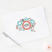 Sammelkleber für DevOps Ovaler Aufkleber (Umschlag)