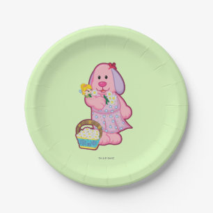 Sammeln der Blumen mit Melanie Pappteller