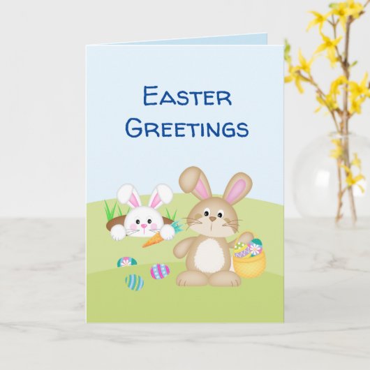 Sammeln der Grußkarte für Ostereier Karte (Gelbe Blume)