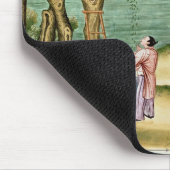 Sammeln der Maulbeeren Mousepad (Ecke)