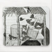 Sammeln des Honigs Mousepad (Vorne)