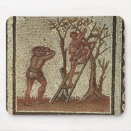 Sammeln-Frucht, römisches Mosaik Mousepad (Vorne)