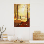 Sammeln gehen Reiseplakat Poster (Küche)