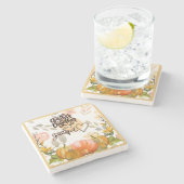 Sammeln Marble-Untersetzer Steinuntersetzer (Seitenansicht)