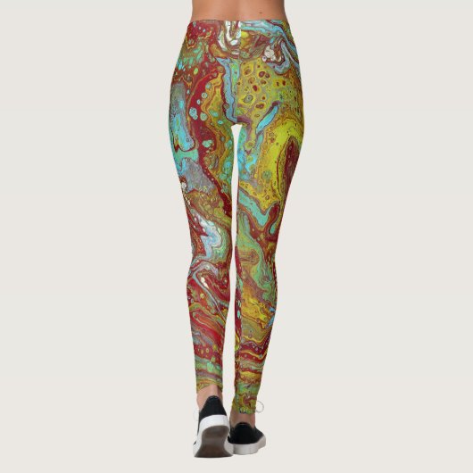 Sammeln Sie 1 Abstrakte Leggings mit einzigartigem (Rückseite)
