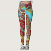Sammeln Sie 1 Abstrakte Leggings mit einzigartigem (Vorderseite)