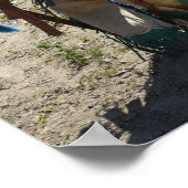 Sammeln Sie Cowboy in Strohhut-Poster Poster (Ecke)