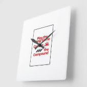 Sammeln Sie die Compound Square Wanduhr (Winkel)