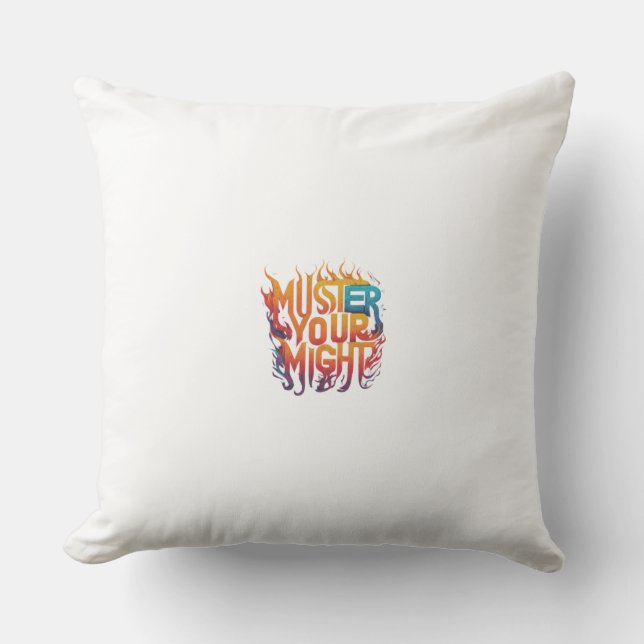 Sammeln Sie Ihre Macht" Kissen (Vorderseite)