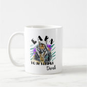 Sammeln Sie Ihre Streifen Motivierend Tiger Kaffeetasse (Links)