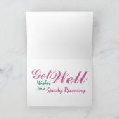 Sammeln Sie sich eine Karte mit Impatiens-Karten (Innenseite)