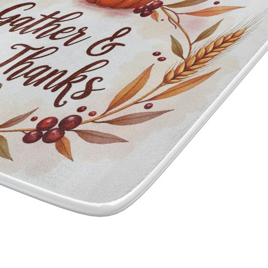Sammeln und Danken Erntedank Cutting Board Schneidebrett (Ecke)