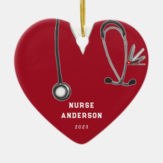 Sammeln von Abschlüssen für personalisierte Kranke Keramik Ornament (Vorne)