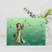 Sammeln von Kleeblättern (Stehend Vorderseite)