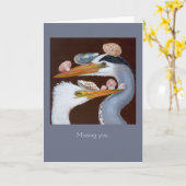 Sammeln von Muscheln zusammen Wieder-Karte Karte (Gelbe Blume)