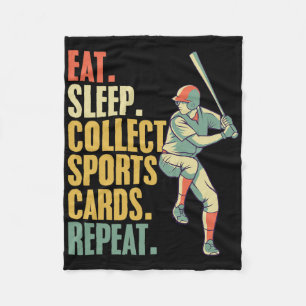 Sammeln von Sportkarten Basketball Baseball Karte Fleecedecke