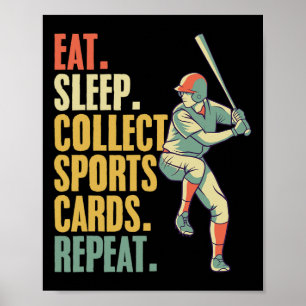 Sammeln von Sportkarten Basketball Baseball Karte Poster
