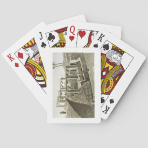Sammeln von Wasser aus dem Nil, Platte 6 aus Volum Spielkarten