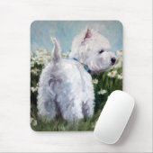 Sammelngänseblümchen - Westhochlandterrier Mousepad (Mit Mouse)