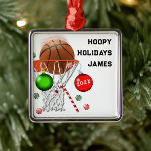 Sammelobjekt Basketballspieler Ornament Aus Metall
