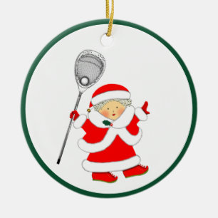 Sammelobjekt für Lacrosse-Torhüter Keramik Ornament