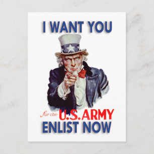 Sammelobjekt Restaurierte Uncle-Sam-Postkarte Postkarte