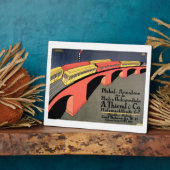 "Sammelpunkt für die Ober- und Untergrund-Eisenbah Fotoplatte (Seite)