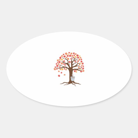 Sammelsirup Ovaler Aufkleber (Vorderseite)