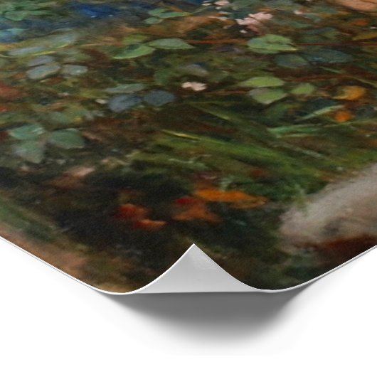 Sammle dein Rosenknospe Poster von John W. Waterho (Ecke)