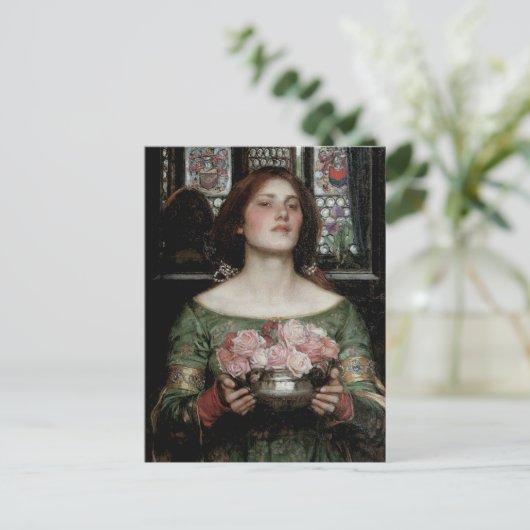 Sammle deine Rosenknospe, während du Mai bist Postkarte (Stehend Vorderseite)