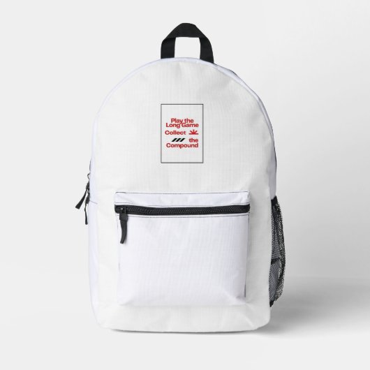 Sammle den Compound-Rucksack Bedruckter Rucksack (Vorderseite)