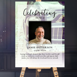 Sammler-Feier des Lebens Foto, Beerdigung Poster