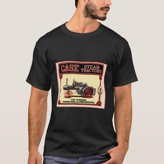 Sammler für antike Case Tractor T-Shirt (Vorderseite)