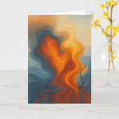 Sammler Grußkarte Glow Forth anpassbar Karte (Gelbe Blume)