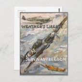 Sammler Postkarte mit JackCrisp Motto (Vorne/Hinten)