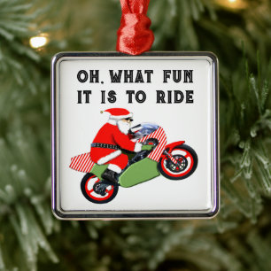 Sammlerobjekt für Motorradfahrer Silbernes Ornament