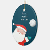 Sammlerobjekt Volleyball  Keramik Ornament (Links)