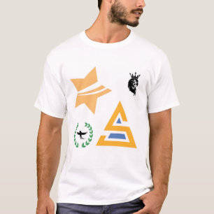 Sammlung abstrakter Logos und Symbole T-Shirt