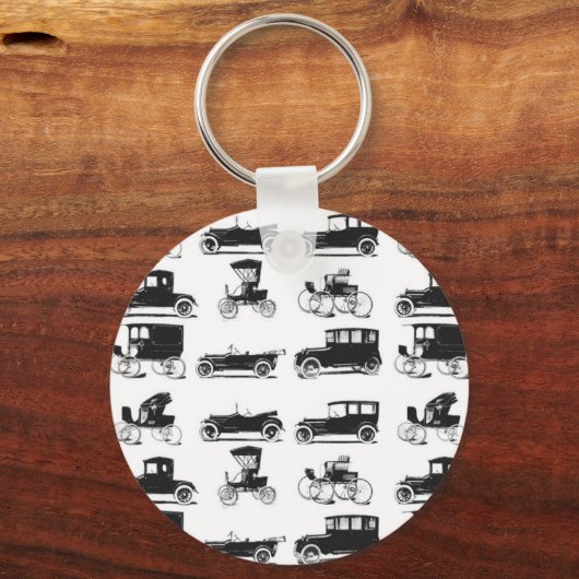 Sammlung alter und klassischer Autos Schlüsselanhänger (Vorderseite)