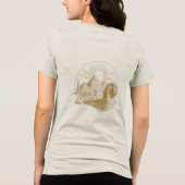 Sammlung Altes Ägypten Tri-Blend Shirt (Rückseite)