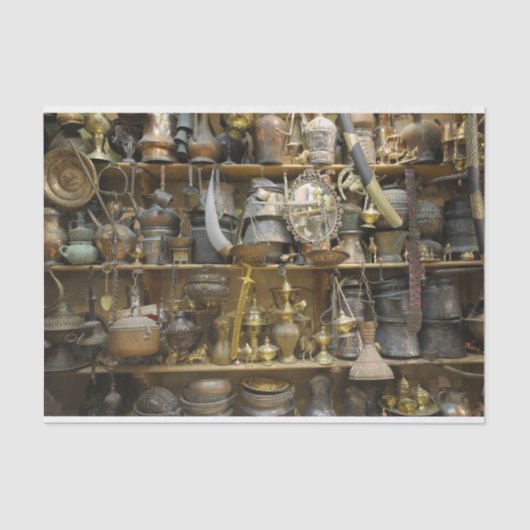 Sammlung antiker Kunstobjekte Seidenpapier (Vorderseite)