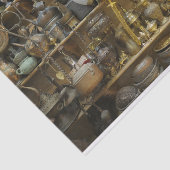 Sammlung antiker Kunstobjekte Seidenpapier (Ausschnitt)