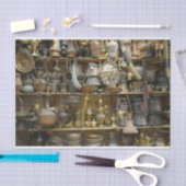 Sammlung antiker Kunstobjekte Seidenpapier (Handwerk)