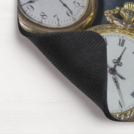 Sammlung antiker Uhren Mousepad (Ecke)