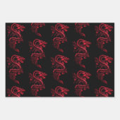 Sammlung asiatischer Drachen 2 Geschenkpapier Set (Vorderseite)