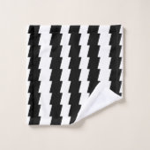 SAMMLUNG AUS SCHWARZ UND WEISS 1 BADHANDTUCH SET (Waschlappen)