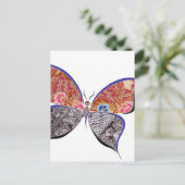 Sammlung Batik und Schmetterling Nr.6 Postkarte (Stehend Vorderseite)